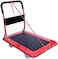 GENERIC 2 Pieces Taiwan Platform Trolley, Red - 300Kg