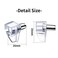 Jdesun Shelf Support Pegs, 50 Pieces Shelf Bracket Pegs Shelf Support Pegs Shelf Holder Pins Cupboard Shelf Pegs Clips For Cabinet Closet Cupbord Kitchen Furniture Book Shelves Supplies