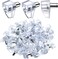 Jdesun Shelf Support Pegs, 50 Pieces Shelf Bracket Pegs Shelf Support Pegs Shelf Holder Pins Cupboard Shelf Pegs Clips For Cabinet Closet Cupbord Kitchen Furniture Book Shelves Supplies