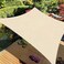 Mofish Anti-Uv Sun Shade Sail Rectangle Canopy Awning Large Size Outdoor Patio Carport Suitable For Terraces Swimming Pools Balconies Carports Seaside Vacations, Khaki (5M X 7m)