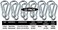 Branded Boards Black &amp; Silver Zinc-Galvanized Heavy Duty Bushcraft Carabiner Spring Snap Clip Link Hooks 200-500Lb Load 2, 6 &amp; 12 Packs
