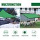 YQZZX Shading Net Sun Shade Sail Garden Courtyard Sun Awning Sunshade UV Protection Outdoor Shade Net, Various Sizes (Color : Green, Size : 2X2m)