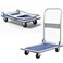 AQSON Heavy Duty Folding Trolley Cart 150Kg Platform Flat Hand Barrow Sack Warehouse Folding Platform Trolley