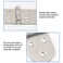 SUNESA Door Hinges Stainless Steel Flap Hinge Folding Hinge Chair Bed Fixed Connection Accessories Table Top Round Table Hinge (8/20 Packs) Cabinet Hinges Door Hardware (Size : 20 Packs)