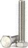 MewuDecor M8-1.25 X 60mm Hex Head Bolts Hexagon Screws, 304 Stainless Steel 18-8, Plain Finish, Fully Threaded, 15 Pcs