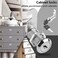 BSTHP Cam Lock, 5 Packs Zinc Alloy Drawer Locks Mailbox Cabinet Locks Plunger Locks Replacement Small Door Twist Knob Lock With Keys For Furniture Cupboard Drawer Cabinet Showcase