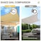 D&amp;D Okj Sun Shade Sails 5X7M Rectangle UV Block Canopy 185Gsm HDPE Awning For Backyard Patio Garden Pool Outdoor Activities, Sand Beige (500 X 700 cm)