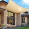 D&amp;D Okj Sun Shade Sails 5X7M Rectangle UV Block Canopy 185Gsm HDPE Awning For Backyard Patio Garden Pool Outdoor Activities, Sand Beige (500 X 700 cm)