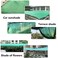 ZWYSL Sunblock Shade Cloth Net Greenhouse Garden Shade Cover Plant Shades From Sun, With Grommets, For Garden, Patio, Porch (Color : Green, Size : 4X12m)