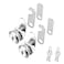 Kitmose Cabinet Locks Keyed Alike,5/8" Cylinder Cam Locks With Keys,Secure File Drawer Mailbox Rv Storage Replacement Lock,With 3 Lock Plates