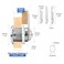 Kitmose Cabinet Locks Keyed Alike,5/8" Cylinder Cam Locks With Keys,Secure File Drawer Mailbox Rv Storage Replacement Lock,With 3 Lock Plates