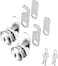 Kitmose Cabinet Locks Keyed Alike,5/8" Cylinder Cam Locks With Keys,Secure File Drawer Mailbox Rv Storage Replacement Lock,With 3 Lock Plates