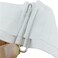 Olgamo Zhijiage Olgamo Cotton 3.2 Inch Curtain Heading Deep Pinch Pleat White Tape With Hook (6-Yard)