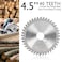 QWLHZW 1Pc 115mm 40 Teeth Saw Blades Circular Carbide Wood Cutter Saw Blade For Angle Grinder Saw Disc Cutting Wood Circular Saw Blades Disc (Color : Silver, Hole Diameter : 22.23mm)
