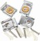 Generic Millennial Essentials 4 Sets (16 Pieces) Spring Loaded Mirror Hanger Clips Set Unframed Mirror Mount Clips With Screws And Rawl Plugs (4 Sets (16Pc))