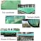 ZWYSL Sunblock Shade Cloth Net Greenhouse Garden Shade Cover Plant Shades From Sun, With Grommets, For Garden, Patio, Porch Zwysl (Color : Green, Size : 2X10m)