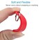 Generic Key Tags, 50 Pack Tough Plastic Id Labels Keyring Keychain With Split Ring And White Label - 10 Assorted Colors