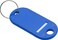 Generic Key Tags, 50 Pack Tough Plastic Id Labels Keyring Keychain With Split Ring And White Label - 10 Assorted Colors