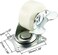 Generic Swivel Caster Wheels 1.5 Inch / 40mm Wheel Top Plate Caster With Brake, 66Lb Total Capacity, 4Pcs
