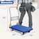 Generic Foldable Platform Trolley Cart With 360&deg; Swivel Wheels, Heavy Duty Rolling Cart With Capacity, Industrial Utility Wagon For Home, Warehouse, And Office Use (200Kg Capacity)