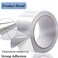 Generic Aluminum Foil Tape, 2 Inches X 15 Yards, Insulation Adhesive Metal Tape For Hvac, Sealing &amp; Patching Hot &amp; Cold Air Ducts, Silver Tape For Metal Repair [Pack Of 1]