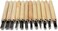 Generic Carbon Steel Wood Carving Chisel Set For Kids, Knives For Woodworking And Engraving With Wood Handles - 12 Pieces