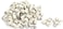 X-DREE 10mm Dia Twin Wheel Plastic Curtain Track Rail Roller Hanging Glider Beige 30Pcs