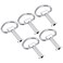 Uxcell Electrical Cabinet Key 5mm Hole Zinc Alloy Water meter Box Safety Key 54X40mm 5Pcs