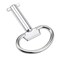 Uxcell Electrical Cabinet Key 5mm Hole Zinc Alloy Water meter Box Safety Key 54X40mm 5Pcs