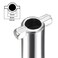 Uxcell Electrical Cabinet Key 5mm Hole Zinc Alloy Water meter Box Safety Key 54X40mm 5Pcs
