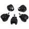 NJM Office Chair Caster Wheel Push Type, Set Of 5 Piece