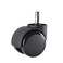 NJM Office Chair Caster Wheel Push Type, Set Of 5 Piece