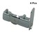 NJM Sliding Wheel Model 309-2 End Wheel, 4 Piece
