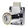 LC LICTOP Lictop 2Pcs Cabinet Locks With 2 Keys Not Universal Office Desk Drawer Lock Zinc Alloy Showcase Door Lock Furniture Wardrobe Locks