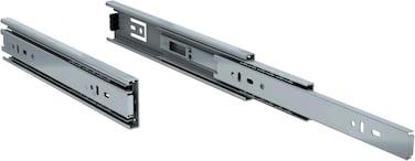 TCH Hardware 10" Inch 100 lb Steel Full Extension Ball Bearing Drawer Slides - Kitchen Cabinet Desk Draw