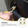 Bestomz 4Pcs Air Chuck Heavy Duty Closed Flow Lock On Tire Chuck With Clip For Inflator Gauge Compressor Accessories Yellow