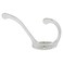 Generic Metal Hat And Coat Hook Wall Hanger - Chrome, Silver