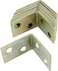 DealMux 10 Pcs 25X25X16mm 90 Degree Metal Right Angle Bracket Shelf Support