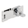 Prime-Line Products U 9951 Twist Knob Keyed Locking Hasp For Small Doors, Cabinets And More, 4&rdquo; X 1-5/8&rdquo;, Steel, Chrome Plated