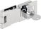 Prime-Line Products U 9951 Twist Knob Keyed Locking Hasp For Small Doors, Cabinets And More, 4&rdquo; X 1-5/8&rdquo;, Steel, Chrome Plated
