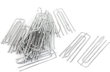 Generic Curtain Hooks Window Treatment 4 Prongs Pinch Pleat Drapes 100Pcs