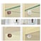 Generic Corner Cabin Pack Of 30, Plastic Shelf Support Bookshelf Pegs, Cabinet Furniture Glass Wood Shelf Holder Pins, Bookcase Shelf Brackets,Brown White