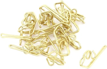 Generic Tone Metal Window Curtain Gather Pin Pinch Pleat Hooks (90Ry552Qf259) Pleater 20Pcs