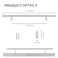 Generic 10Pcs 192mm Kitchen Handles With Screws Stainless Steel T Bar Cabinet Cupboard Handle Pull Handle Door Handle Set For Kitchen Drawer Bedroom Furniture (10, Hole Centers 192mm)