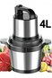 4L Stainless Steel Electric Food Chopper &amp; Meat Grinder &ndash; 800W Heavy Duty for Veg &amp; Baby Food