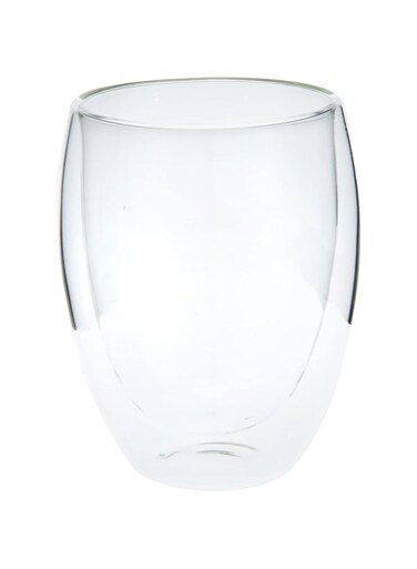6 Pieces Double Wall Glasses Large, White, Awe2134, Asw213