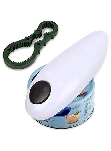APcjerp Bottle Opener Canned Electric Bottle Opener Kitchen Gadgets Tool Electric Can Opener Portable One Touch Automatic Jar Opener