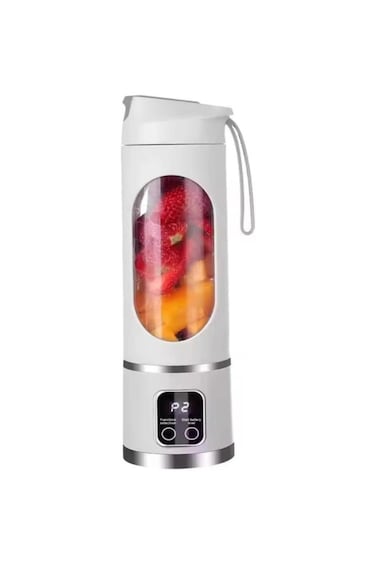 Portable USB Rechargeable Blender &ndash; 6-Blade Smoothie Juicer Cup for Shakes &amp; Fruit Drinks