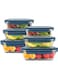 6 Pack Glass Meal Prep Containers With Leakproof Locking Lids Glass Food Storage Containers