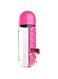 Dubai Gallery Plastic Pill Organizer Water Bottle Pink/Clear 23 X7. 5Centimeter